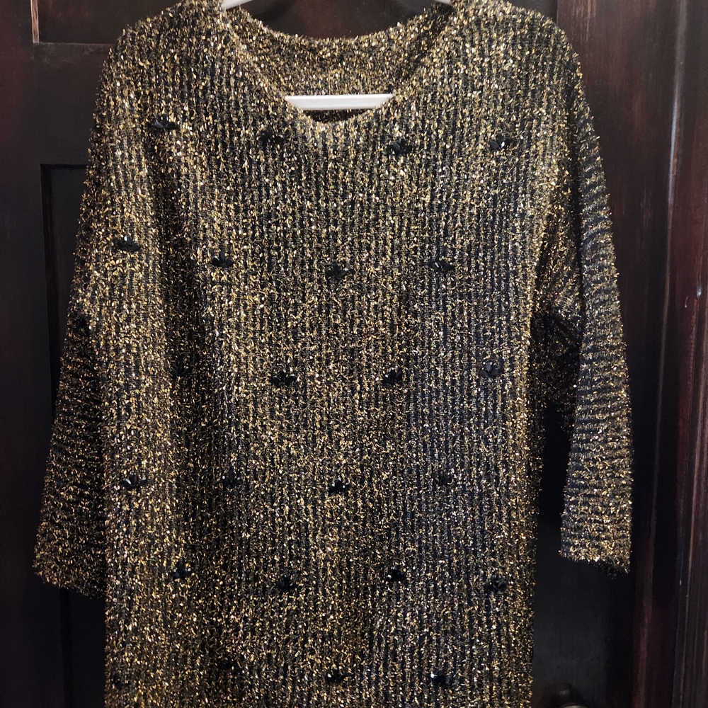 Frank Lyman Design Black Quilted Outerwear